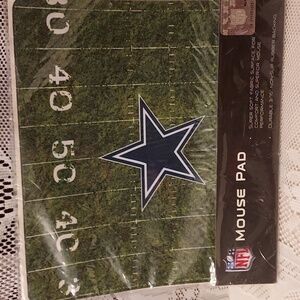 Nwt NFL Dallas Cowboy Mouse Pad super soft fabric surface